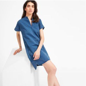Everlane The Splitneck Jean Dress Size 2